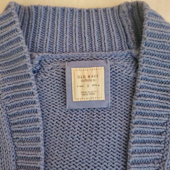 Deep V Neck Old Navy Sweater Blue - Picture 5 of 6